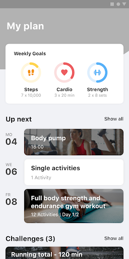 Android application GETIMPULSE screenshort