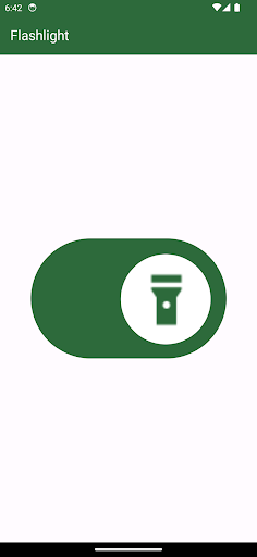 Android application Flashlight screenshort