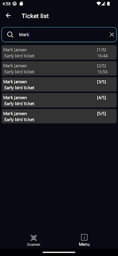 Link2Ticket Scanner