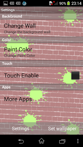 Paint Splash Live Wallpaper Screen 2