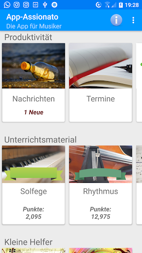 Android application App-Assionato, die Musiker-App screenshort