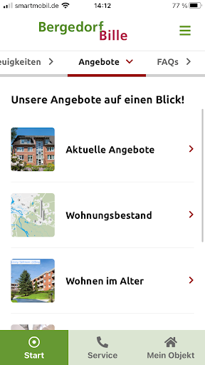 Bergedorf-Bille-App Screen 2