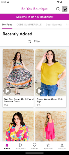 Screenshot of Be You Boutique