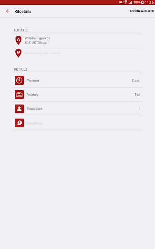 Allround Mobility Service Screen 2