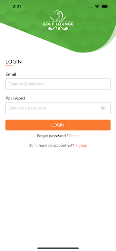 Android application Golf Lounge 18 screenshort