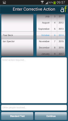 AuditForm Screen 3