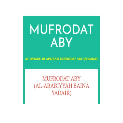 MUFRODAT ABY