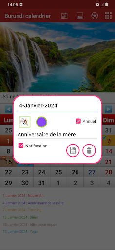 Burundi Calendrier 2024 Screen 2