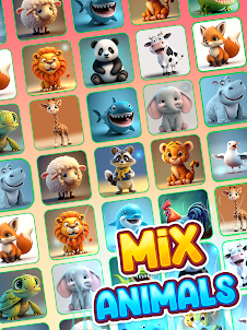 Mix Animal Gen : Merge AI Game