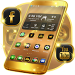 Cover Image of Download Neon Gold Theme For Launcher 1.308.1.202 APK