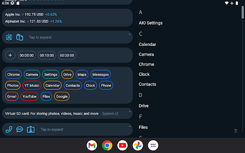 AIO Launcher Screenshot