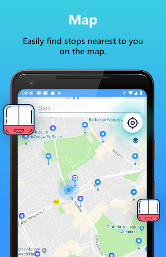 Android application Time4BUS - bus and tram live screenshort