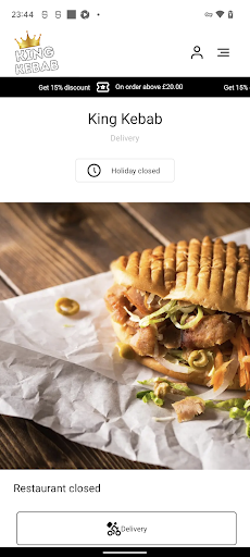 Android application King Kebab Skegness screenshort