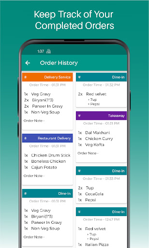 RestroGreen Kitchen Display Screen 2