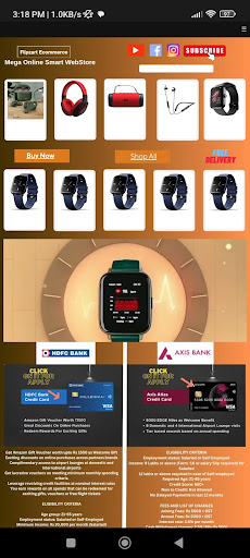 Android application Buyzart Online Shopping App screenshort