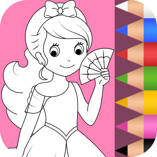 Princess Coloring Book 3  Icon