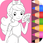 Cover Image of Télécharger Livre de coloriage princesse 3  APK