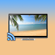 Beach on TV via Chromecast