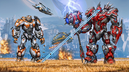Robot Transform Car Games 3D Screen 3
