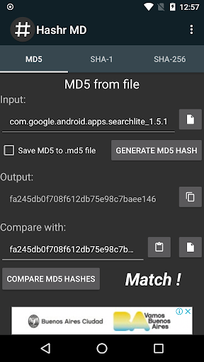 Android application Hashr Material Design screenshort