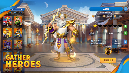 Android application Rise of Gods screenshort
