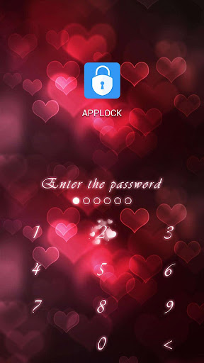 AppLock Theme I Love You Screen 2