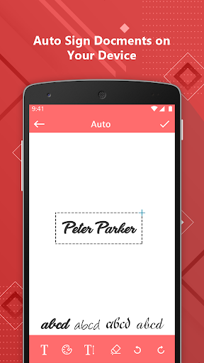 Signature App - Signature Crea Screen 3