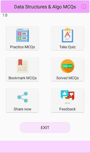 Android application Data Structures MCQs screenshort