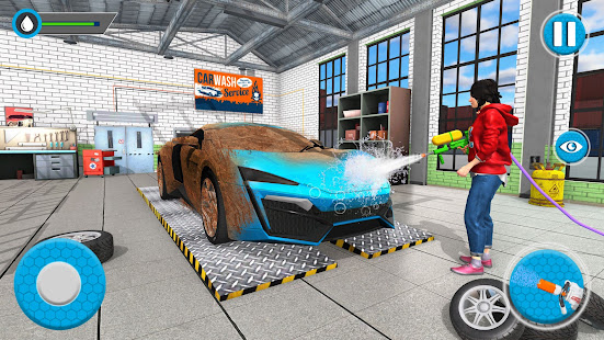 Power Wash Car Washing Sim 3D 1.0 APK + Mod (Unlimited money) for Android