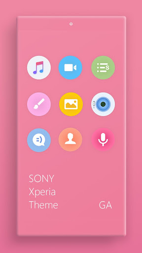 LITTLE™ XPERIA Theme | PINK Screen 2