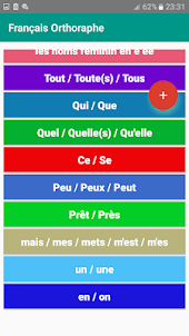 French Spelling, lessons + exe