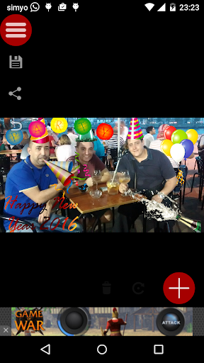 Happy New Year Stickers Screen 2