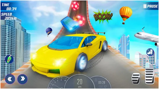 Superhero Racer Stunt Car Game