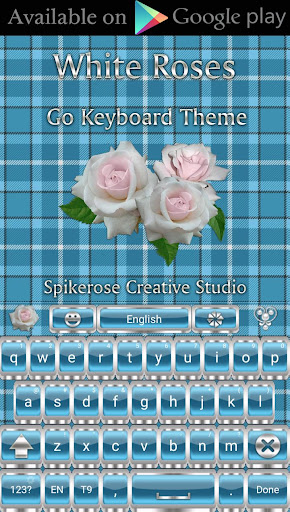 White Roses Dialer theme Screen 3