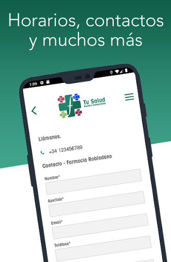 Android application ROCARZUFARMA screenshort