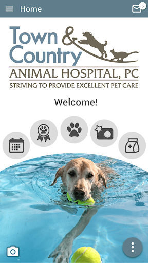 Android application TCAH Vet screenshort