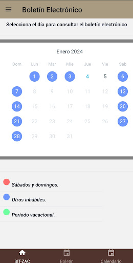 SIT-ZAC APP Screen 3