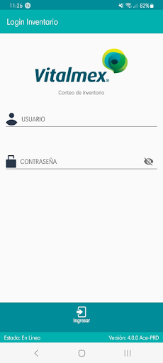 Android application Conteo de Inventarios screenshort