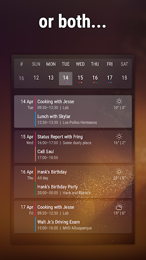 Event Flow Calendar Widget - Productivity - apps