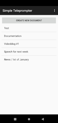 Old Simple Teleprompter Screen 2