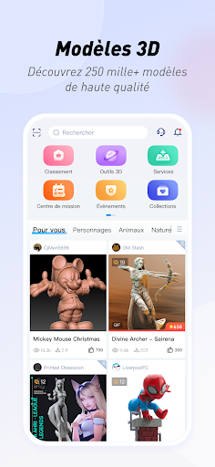 Android application Creality Cloud screenshort
