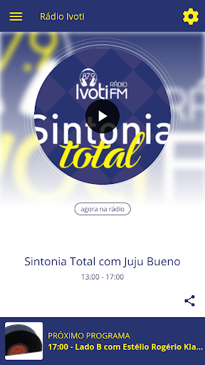 Android application Rádio Ivoti screenshort