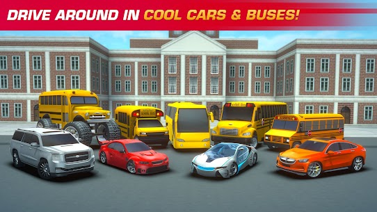 School Bus Simulator Driving MOD APK V4.0 [Full Speed] 4