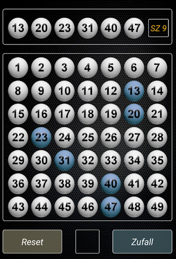 Android application Lotto DE screenshort
