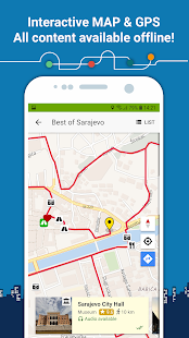 Guide2Sarajevo - Screenshot van de audiogids