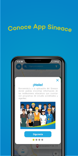 Android application Sineace Móvil screenshort