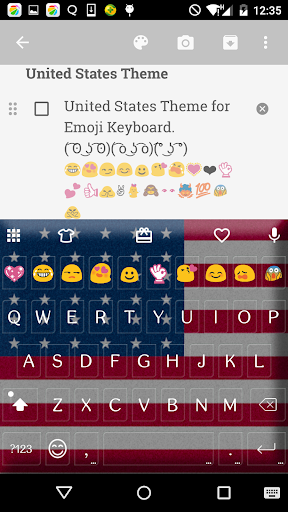 USA Independence Day Theme - Emoji Keyboard