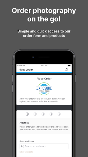 Android application Exposure Virtual Tours screenshort