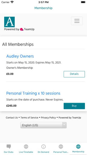 Audley Club Screen 3
