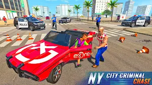 US Police Prado Gangster Chase:Prado Car Games screenshot 4